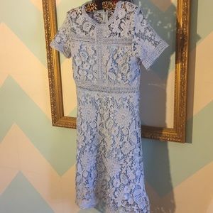 Light blue lace dress